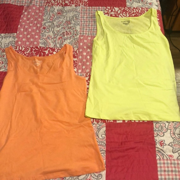 MyStyle néon tank tops - Picture 1 of 3